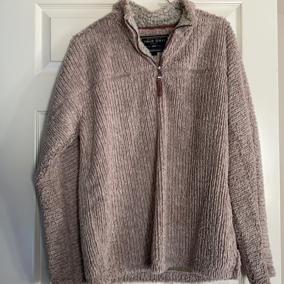Tan like new Medium True Grit pullover - Picture 1 of 7